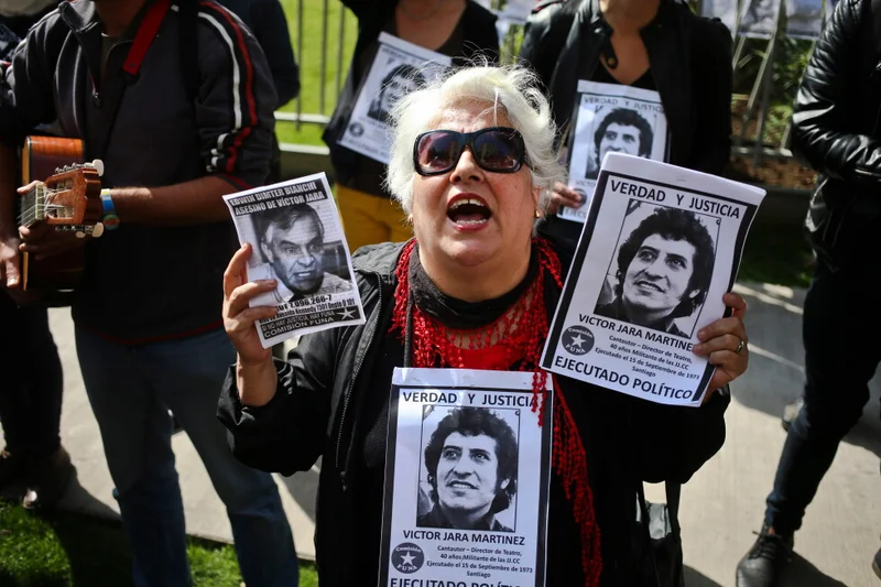 A fugitive colonel is finally jailed in Chilean Víctor Jara’s murder case, decades after the crime