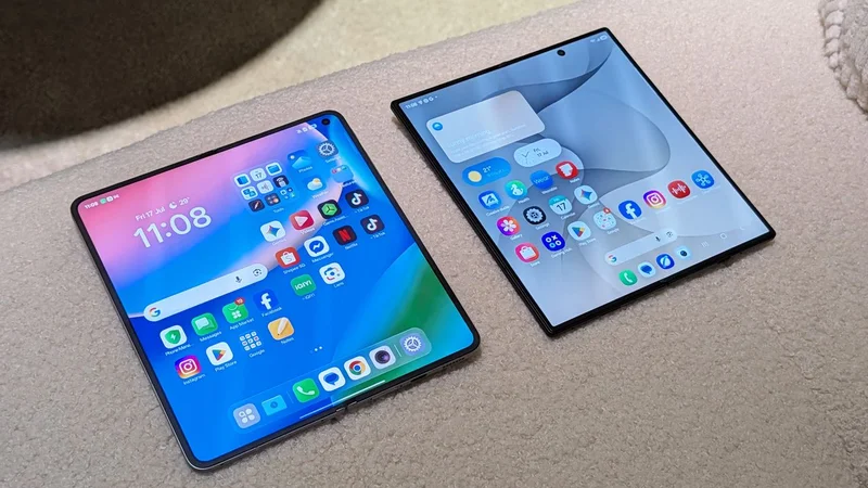 The Samsung Galaxy Z Fold 8 Ultra's Flex Titanium display is impressive, but another phone is still the creaseless king