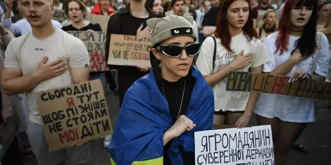 A show of strength from Ukrainian society