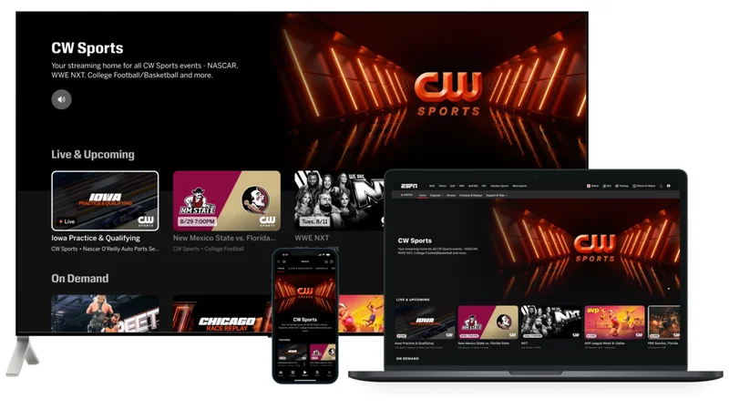 The CW's live sports programming is coming to ESPN on August 4