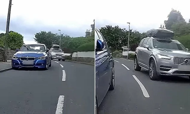 Cyclist who sent THIS video to police to complain about bad driving is fined £1,200 for his own bad riding