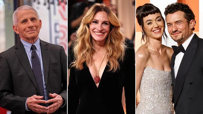 Anthony Fauci's Hollywood supporters: Julia Roberts, Katy Perry and Orlando Bloom among celebrity backers