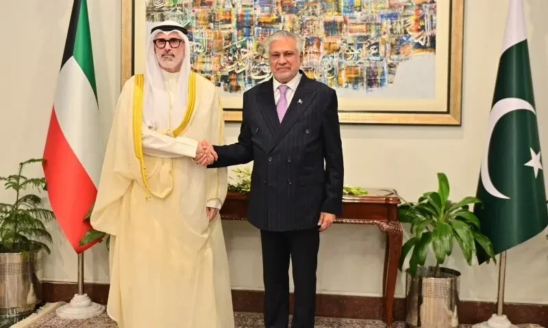 Situation in Middle East comes under discussion as DPM Dar meets Kuwait FM