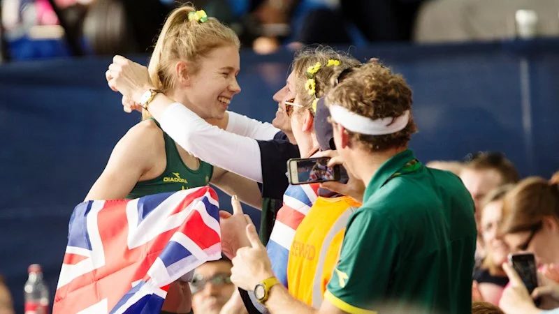 She was a shy teen when she won Glasgow gold in 2014. Now Patterson’s back and better than ever