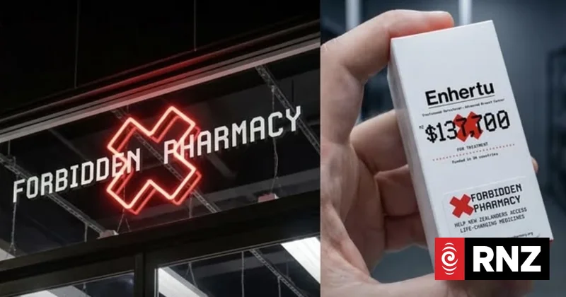 Installation features 'forbidden' medicines denied to New Zealanders