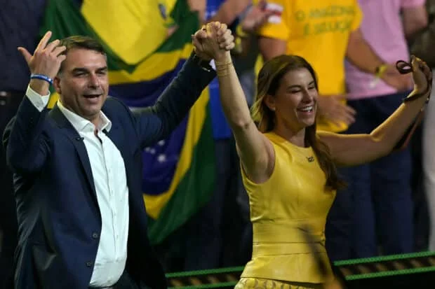 Brazil's right-wing party nominates Bolsonaro son to battle Lula