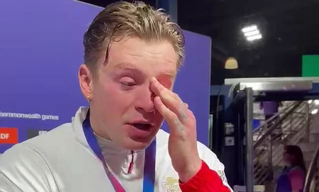 'Hurt' Adam Ramsay-Peaty breaks down in tears after surprise Commonwealth Games bronze: Star reveals family feud has taken its toll and admits he 'doesn't know what went wrong'