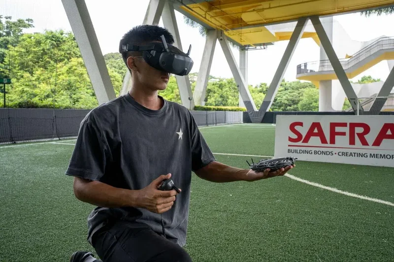 Four SAFRA clubhouses to trial enclosed drone flying areas at futsal, squash courts for 6 months