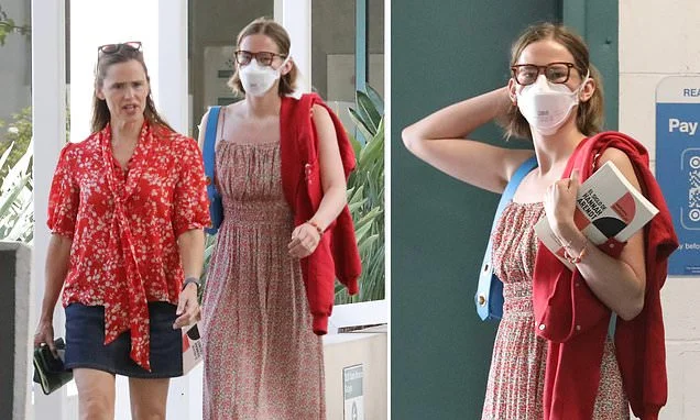 Jennifer Garner's daughter Violet Affleck, 20, puts on shock public display after famously calling for the RETURN of Covid-19 mask mandates
