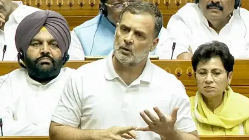 BJP submits breach of privilege notice against Rahul Gandhi