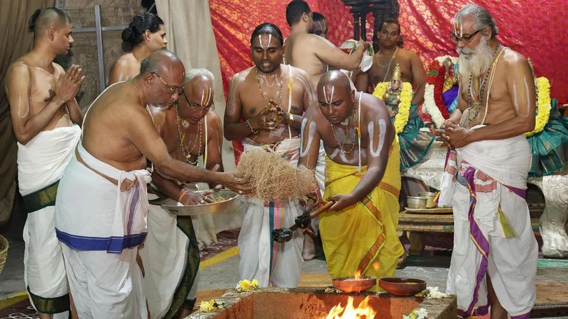 Three-day ‘Jyeshtabhishekam’ begins at Sri Govindaraja Swamy temple in Tirupati