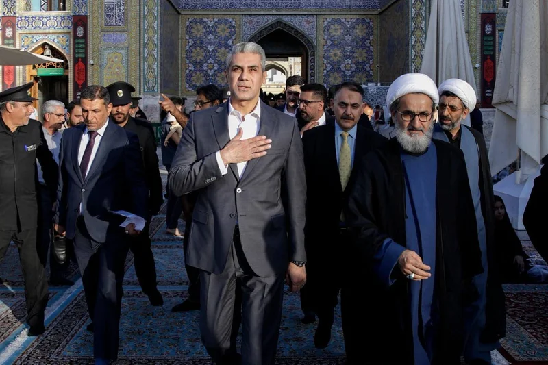 Iraqi ambassador's diplomatic visit to Mashhad