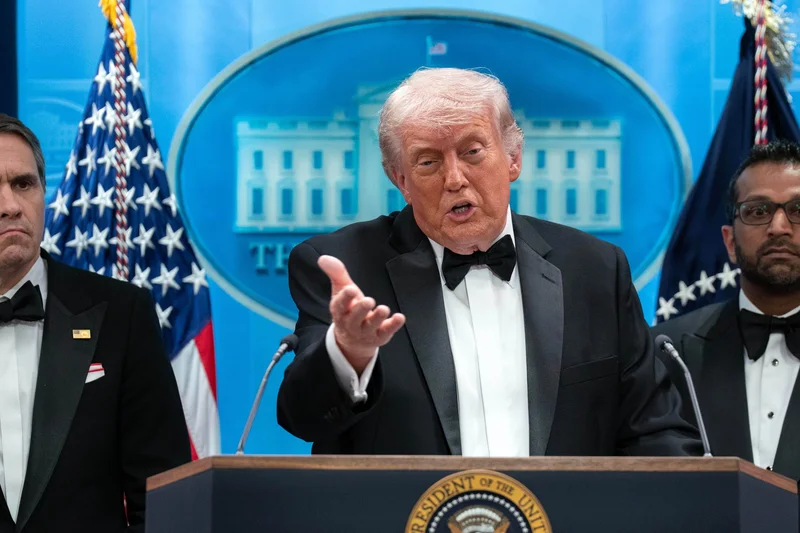 Trump returns for correspondents' dinner address after shooting
