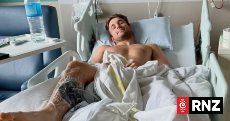 Kiwi diver lucky to have his leg after shark bite in Fiji