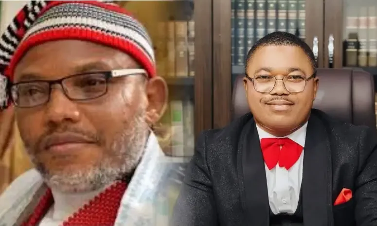Nnamdi Kanu officially sacks longtime lawyer, gives reason