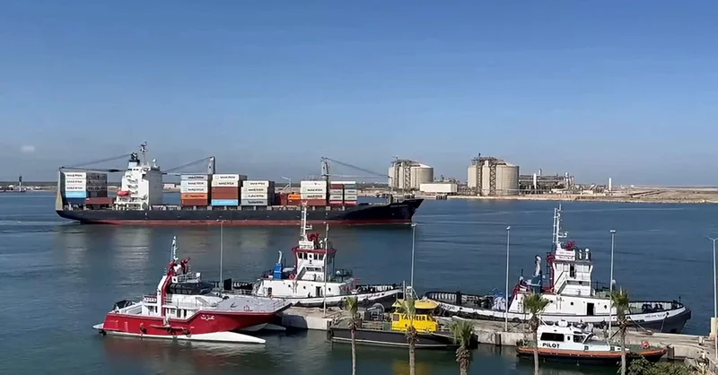 Egypt confirms drone caused fire on two gas vessels at Damietta