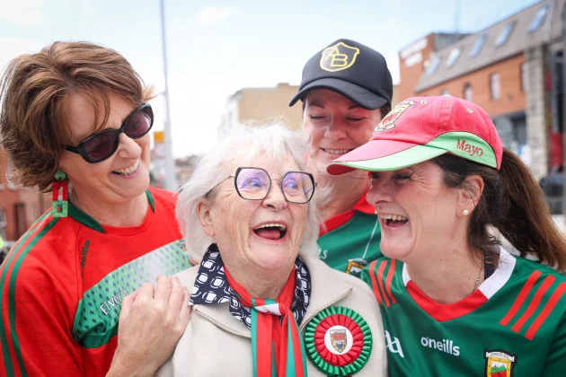 In pics: Kerry and Mayo fans head to Croke Park ahead of All-Ireland clash