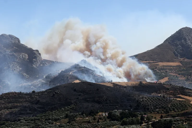 The French, Spanish and Greek tourist destinations under threat from wildfires and heatwaves