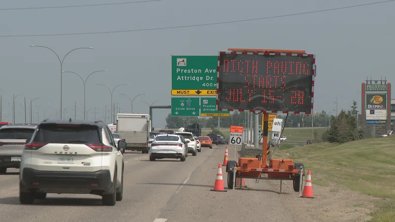 Saskatoon traffic having trouble getting around with construction throughout city