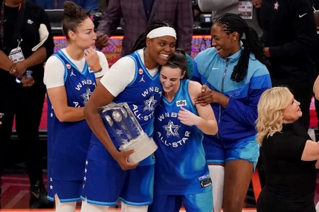 WNBA All-Star Game: Jones, Clark help Team Spoon beat Team Coop