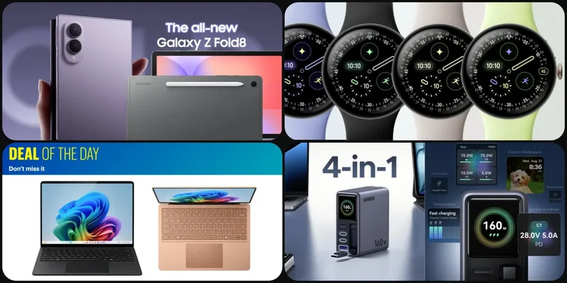 Deals: Galaxy Z Fold 8 trades – $600 back + $350 gift card, 2026 Surface Laptop at $600 off, charger deals, more