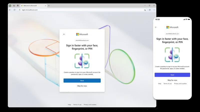 Goodbye SMS or phone calls — Microsoft is making passkeys the default authentication process for businesses