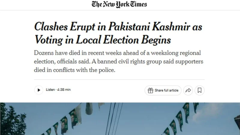 ‘Misleading’: India calls out New York Times’ headline
