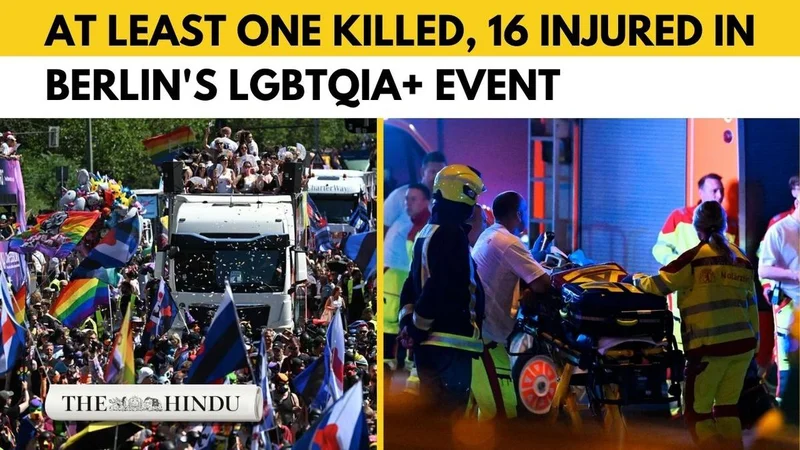 Watch: Berlin pride event: Van crashes into crowd, killing one and injuring 16