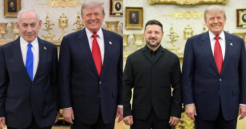 Trump meets with Netanyahu, Zelenskyy at White House ahead of Graham funeral