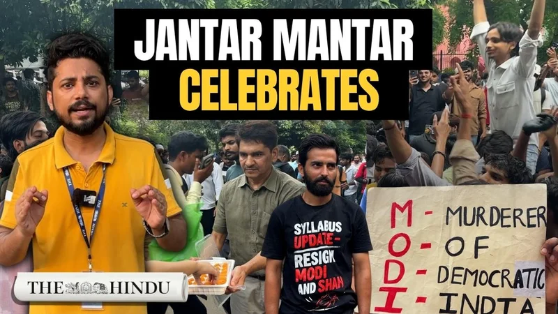 Watch: ‘This is only the beginning’: Students celebrate Pradhan’s exit