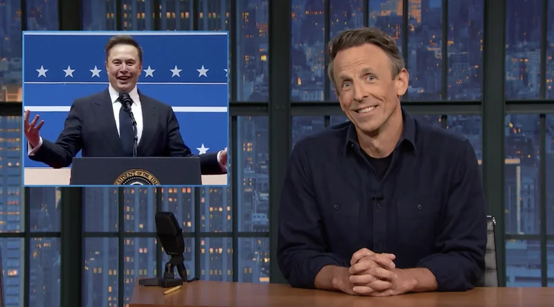 Seth Meyers gleefully roasts Elon Musks historically accurate AI version of The Odyssey