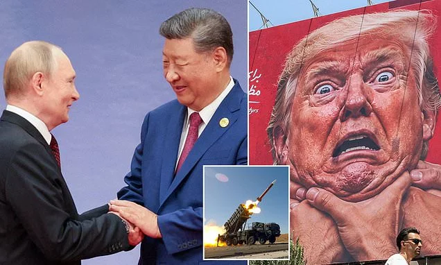 Trump's Iran war thrown into chaos over fears Putin and Xi are plotting chilling next move