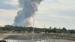 Firefighters tackling large industrial unit blaze