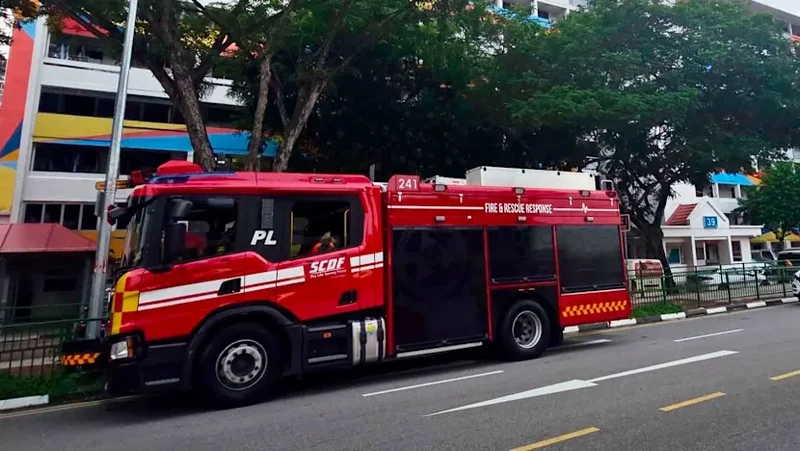One taken to hospital after fire at MacPherson HDB flat