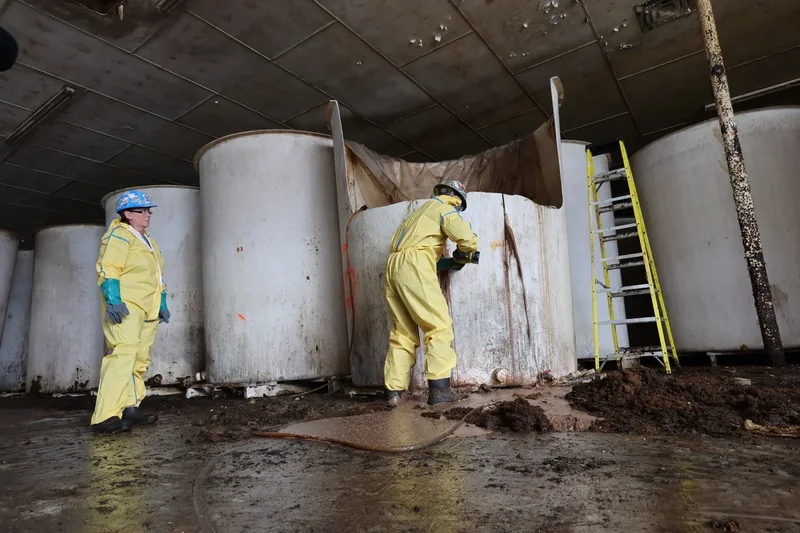 A town haunted by the smell of rotting fish for 20 years is finally getting some relief