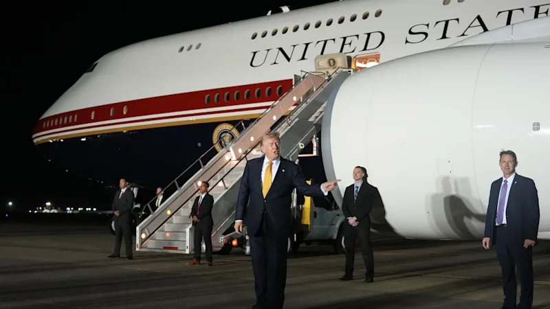 Iranian threat forced Trump to switch planes after NATO summit