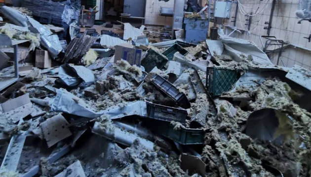 Russian forces destroy dairy plant in Kharkiv region