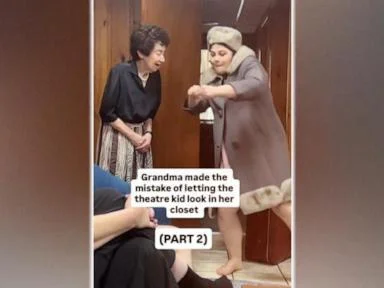 WATCH:  Grandma's closet inspires young actress