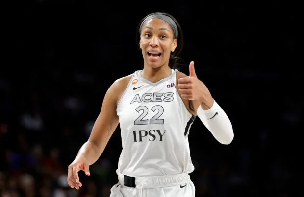 WNBA scores: A'ja Wilson drops 28 as Aces beat Fire