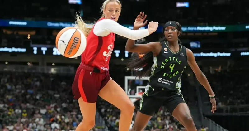 Indiana Fever guard Sophie Cunningham reignites WNBA debate over trans athletes