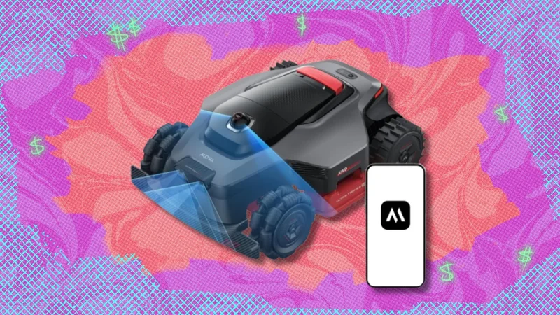 Best price ever: The Mova Lidax Ultra 3000 robot lawn mower is on sale for $800 off
