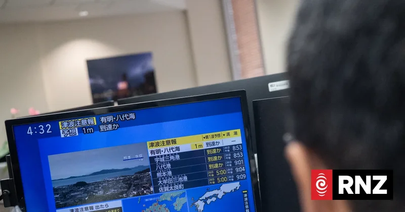 Magnitude 7.1 earthquake hits Japan's Kyushu region