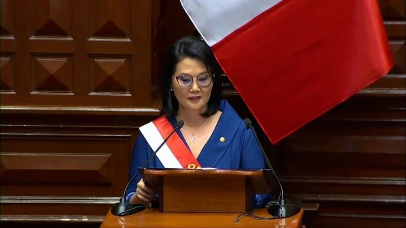 Fujimori becomes Peru’s first elected female president