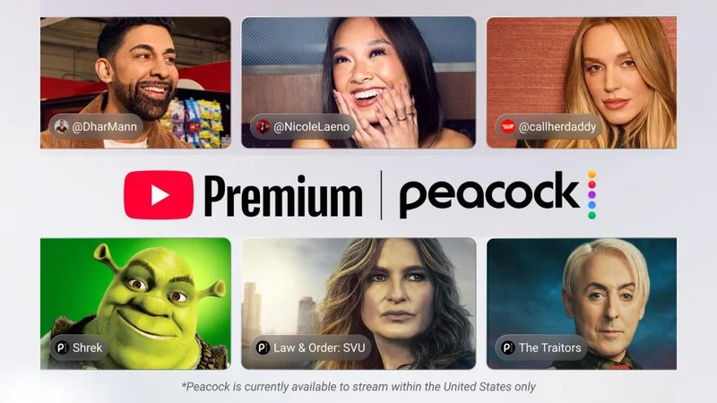 YouTube Premium Is Adding a Peacock Subscription at No Extra Cost