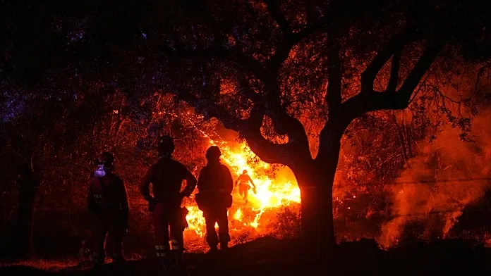 Drone footage captures massive Castellon wildfire in eastern Spain