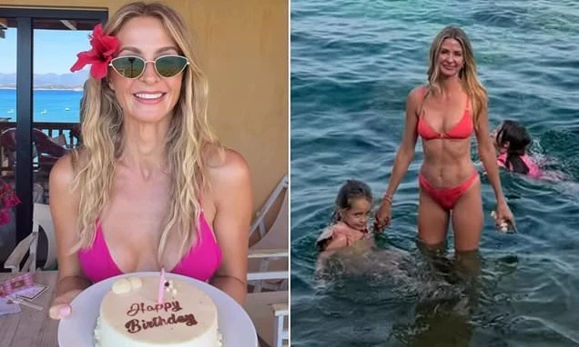 Bikini-clad Millie Mackintosh reflects on 'a year of letting go, starting over and rebuilding her life' after marital split as she celebrates her 37th birthday with her daughters in Crete