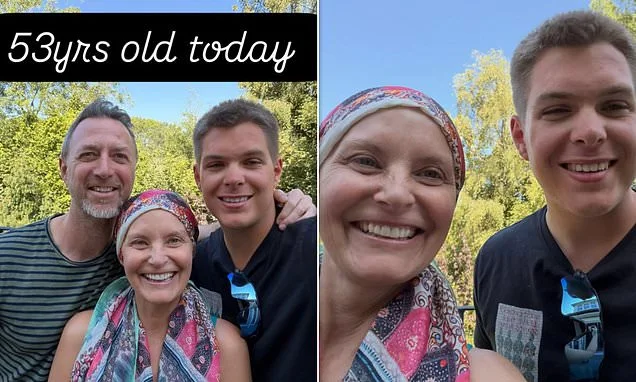 Tracy Shaw says she's 'never been as grateful to be alive on a birthday' as she turns 53 and shares sweet family snaps amid breast cancer battle
