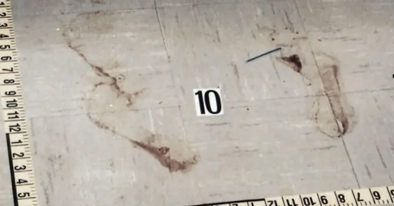 Bloody, bare footprints lead to decadeslong search for woman's killer