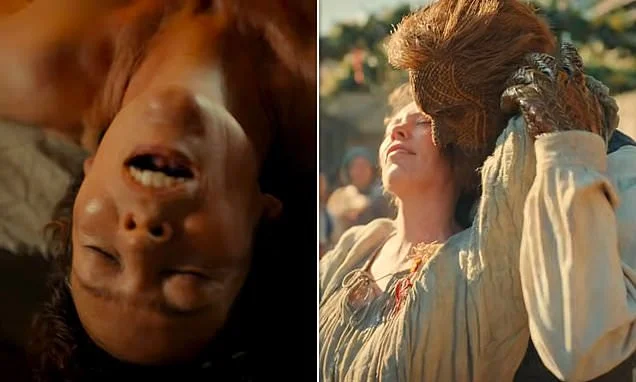 Olivia Colman baffles fans as she romps with Alexander Skarsgard in trailer for new film Wicker that's been billed as 'vulgar, horny yet unexpectedly heartwarming'