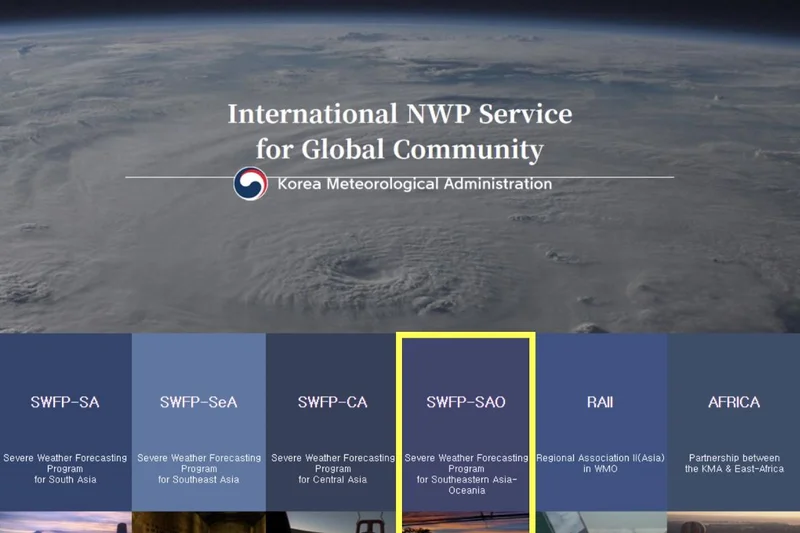 Korea expands high-precision weather data sharing to Southeast Asia, Oceania